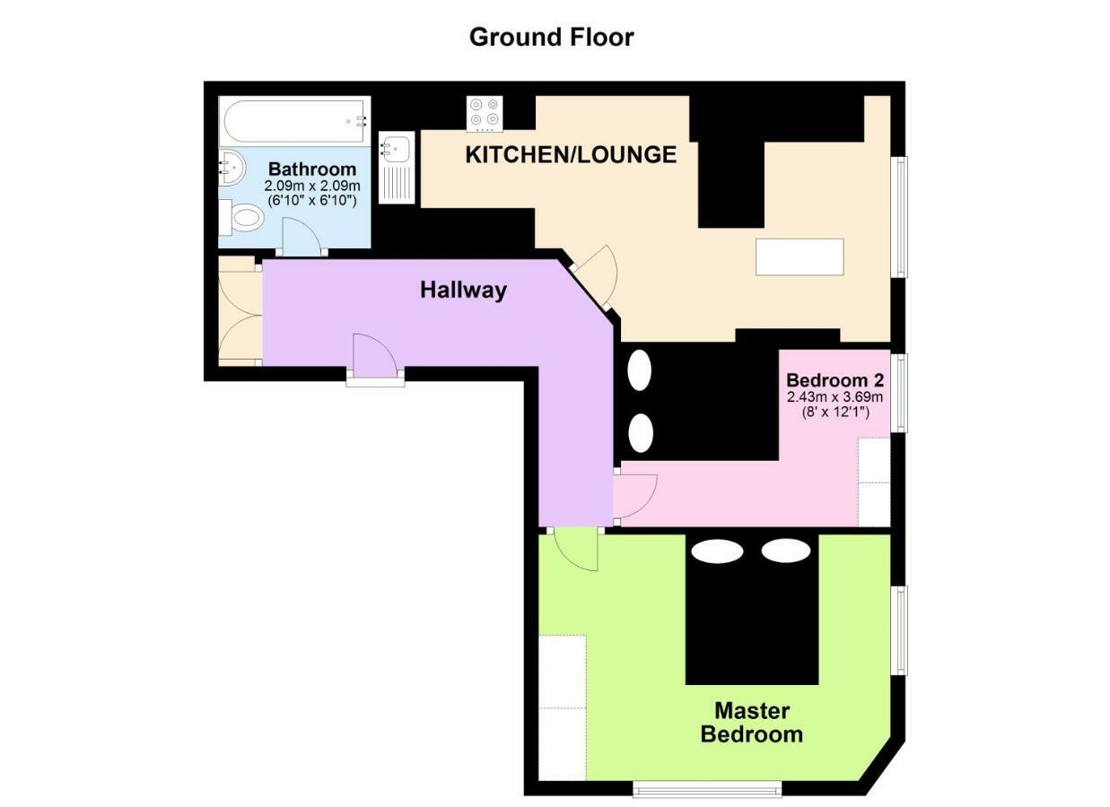Holden Court Apartments - Apt 3 West Drayton  Ngoại thất bức ảnh